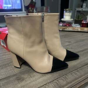 Marc Fisher Gaylena Block Heel Cap Toe Ankle Bootie